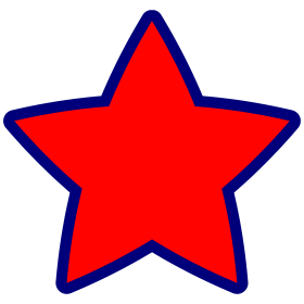 Star II, two color T-shirt design