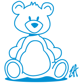 Orsacchiotto, design T-shirt in un colore